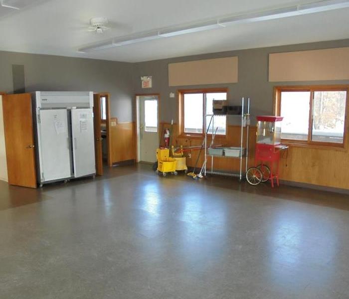 Picture of Community Hall after cleaning.